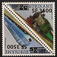 Suriname 2003 Trains MNH/**/Postfris ZBL 1222/1223 - Suriname