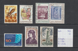 (TJ) Luxembourg 1973 - 7 Zegels (gest./obl./used) - Gebruikt