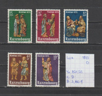 (TJ) Luxembourg 1973 - YT 821/25 (gest./obl./used) - Usati