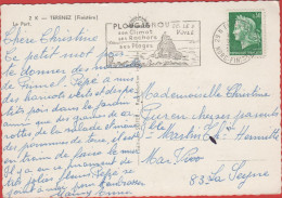 FRANCIA - France - 1969 - 0,30F Marianne De Cheffer - Carte Postale - Térénez, Le Port - Viaggiata Da Plougasnou Per La - 1967-1970 Marianna Di Cheffer