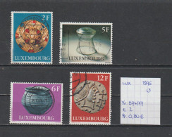 (TJ) Luxembourg 1975 - YT 874/77 (gest./obl./used) - Usados