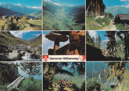 Gommer Höhenweg, Wandern, 9 Ansichten - Goms