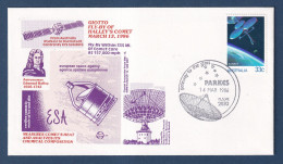 Australie - Lettre - Lancement Ariane - Mission Giotto - Rencontre Avec La Comète De Halley - 1986 - Océanie