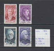 (TJ) Luxembourg 1977 - YT 891/94 (gest./obl./used) - Used Stamps