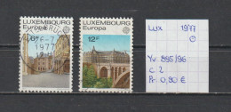 (TJ) Luxembourg 1977 - YT 895/96 (gest./obl./used) - Usados