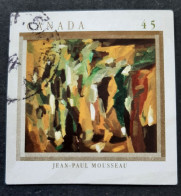 Canada 1998  USED Sc 1745    45c  The Automatistes, Jean-Paul Mousseau - Usados