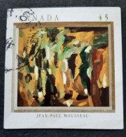 Canada 1998  USED Sc 1745    45c  The Automatistes, Jean-Paul Mousseau - Oblitérés