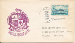 USA Cover U. S. S. 24-2-1961 Operation Deep Freeze With Nice Cachet - Sobres De Eventos