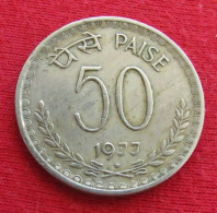 India 50 Paise 1977 H KM# 63 *VT Hyderabad Inde Indien Indies - Inde