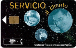 Spain - Telefonica - Servicio Al Cliente - P-374 - 02.1999, 250PTA, 32.000ex, Used - Emissioni Private