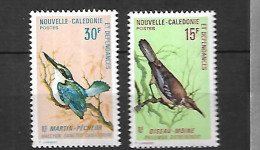 Nouvelle Calédonie  1970  Oiseaux  Cat Yt N° 364, 365     Série Complète ** MNH - Nuovi