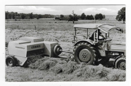 CPSM PUB PUBLICITAIRE PICKUP - HOCHDRUCKPRESSE CLAAS - TRABANT, PRESSE, TRACTEUR - Tractors