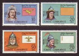 1984 TURKEY 16 TURKISH STATES MNH ** - Unused Stamps