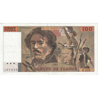 France, 100 Francs, Delacroix, 1993, H.225, TTB+, Fayette:69bis.8, KM:154g - 100 F 1978-1995 ''Delacroix''