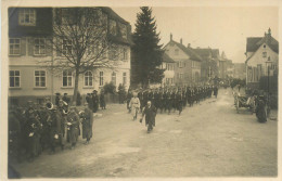 150124 - CARTE PHOTO ALLEMAGNE WEDMAYER ELLWANGEN - Obsèques Du Capitaine DARIO 1917 - Ellwangen