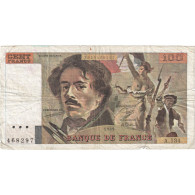 France, 100 Francs, Delacroix, 1989, A.134, TB, Fayette:69.13a, KM:154d - 100 F 1978-1995 ''Delacroix''