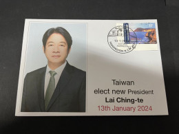 19-1-2024 (1 X 32) Taiwan - Election Of New President - Lai Ching-te (13-1-2024) - Andere & Zonder Classificatie