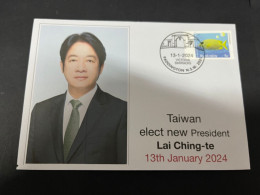 19-1-2024 (1 X 32) Taiwan - Election Of New President - Lai Ching-te (13-1-2024) - Andere & Zonder Classificatie