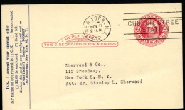 UY13r Type 1 Electrotype Postal Card New York NY 1952 - 1941-60