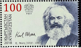 Stamp Kyrgyzstan 2018 Karl Marx Economics - Kyrgyzstan