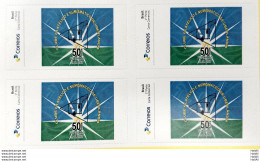 PB 91 Brazil Personalized Stamp Philatelic And Numismatic Club Of Uberlandia Adhesive 2018 Block Of 4 - Personalisiert