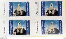 PB 85 Brazil Personalized Stamp Masonic Grand Lodge External Masonry Adhesive 2018 Block Of 4 - Personalisiert