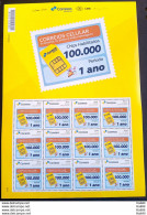 PB 83 Brazil Personalized Stamp Correios Celular Chip Postal Service Gummed 2018 Sheet G - Personalisiert