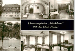73911060 See  Niesky Sachsen Genesungsheim Heideland Halle Speisesaal Naherholun - Niesky