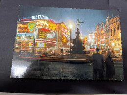 19-1-2024 (1 X 34) Large Size Postcard - 21 X 14 Cm - London Picadilly Circus (at Night) - Piccadilly Circus