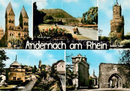 73836412 Andernach Rhein Kirche Rheinanlagen Runder Turm Am Krahnen Roemertor An - Andernach
