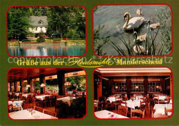 73711906 Manderscheid Eifel Cafe-Restaurant-Hotel Heidsmuehle Teilansichten Inne - Manderscheid