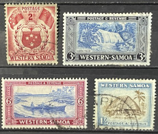 SAMOA -  (0) - 1952 - # 4 VALUES - Samoa