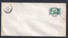 1943  Enveloppe Non-adressée Yv 90  Oblit 17-4-43 Bora Bora - Storia Postale