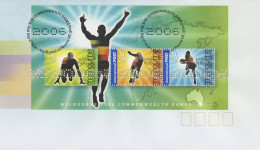 Australia 2006 Commonwealth Games MS FDC - Poststempel