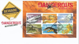 Australia 2006 Dangerous Australians MS FDC - Marcofilia