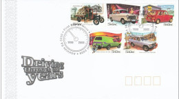 Australia 2006 Driving Through The Years FDC - Marcophilie