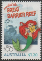 AUSTRALIA - USED 2023 $1.20 Disney 100 Years - The Little Mermaid - Great Barrier Reef - Gebraucht