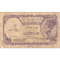 Billet, Égypte, 5 Piastres, Undated (1961), KM:180c, TB+ - Egypt