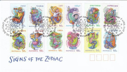 Australia 2007 Signs Of The Zodiac FDC - Marcofilia