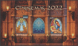 AUSTRALIA - USED 2022 $3.25 Christmas Souvenir Sheet - Gebraucht