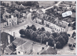 DORNES- LA PLACE- L HOTEL DE VILLE ET L HOTEL DU COMMERCE- CIM 11-91 A - Other & Unclassified