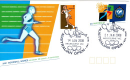 Australia 2008 ,Australian Open,souvenir Cover - Postmark Collection