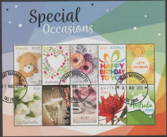 AUSTRALIA - USED 2023 $13.20 Special Occasions Souvenir Sheet - Gebraucht