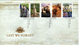 Australia 2008 Lest We Forget, Soldiers Hill Postmark,FDI - Marcofilie