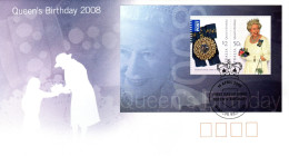 Australia 2008 Queen's Birthday,Mini Sheet ,Windsor Postmark,FDI - Poststempel