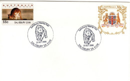 Australia 2008 ,Salisbury Stamp Fair,souvenir Cover - Bolli E Annullamenti