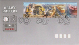 Australia 2008 Heavy Haulers FDC - Marcofilia