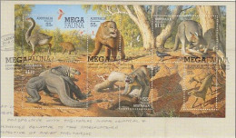 Australia 2008 Megafauna MS FDC - Postmark Collection