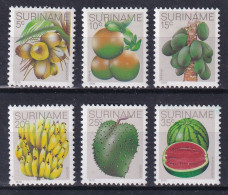 Suriname Surinam Neufs Sans Charnière ** 1978 Fruits Pasteque Bananes Citron ** - Suriname