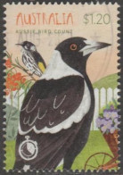 AUSTRALIA - USED 2023 $1.20 Aussie Bird Count - Australian Magpie - Gebraucht